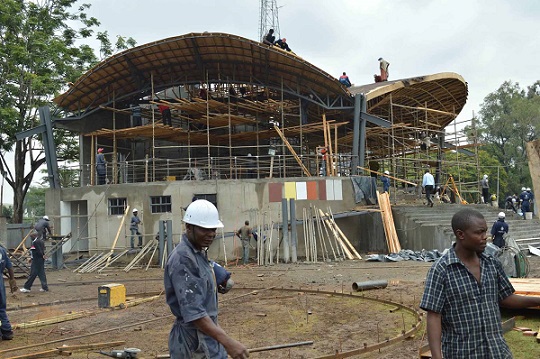 pavilion for papal mass kenya 2015